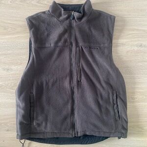 Storm Men’s Dark Gray Fleece Vest with Toyota Logo Size L